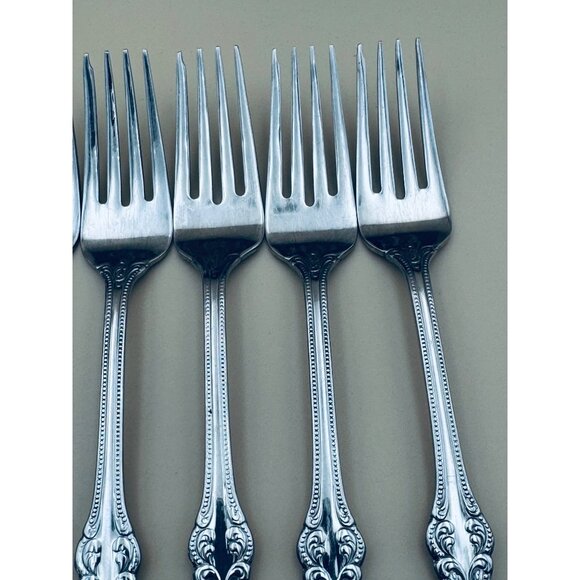 Set of 8 Towle OLD COLONIAL 18/10 Stainless Salad Forks - Picture 4 of 8